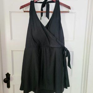 NWT J. Crew Halter Wrap Swim Dress Plus Size